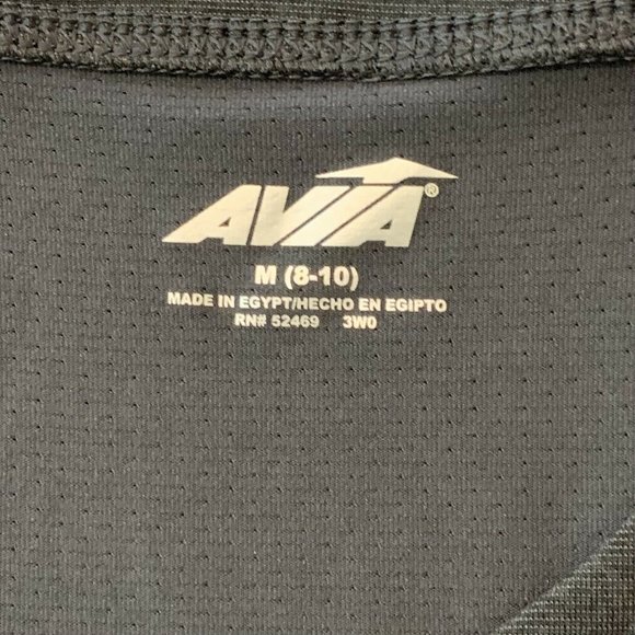 Avia Womens Performance Tank Medium 8-10 New with Tags Black Activewear Yoga - Picture 5 of 9